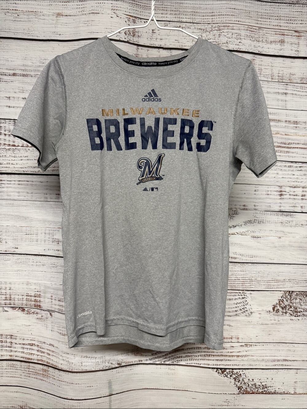 Milwaukee Brewers Adidas Youth T-Shirt Medium 10-12